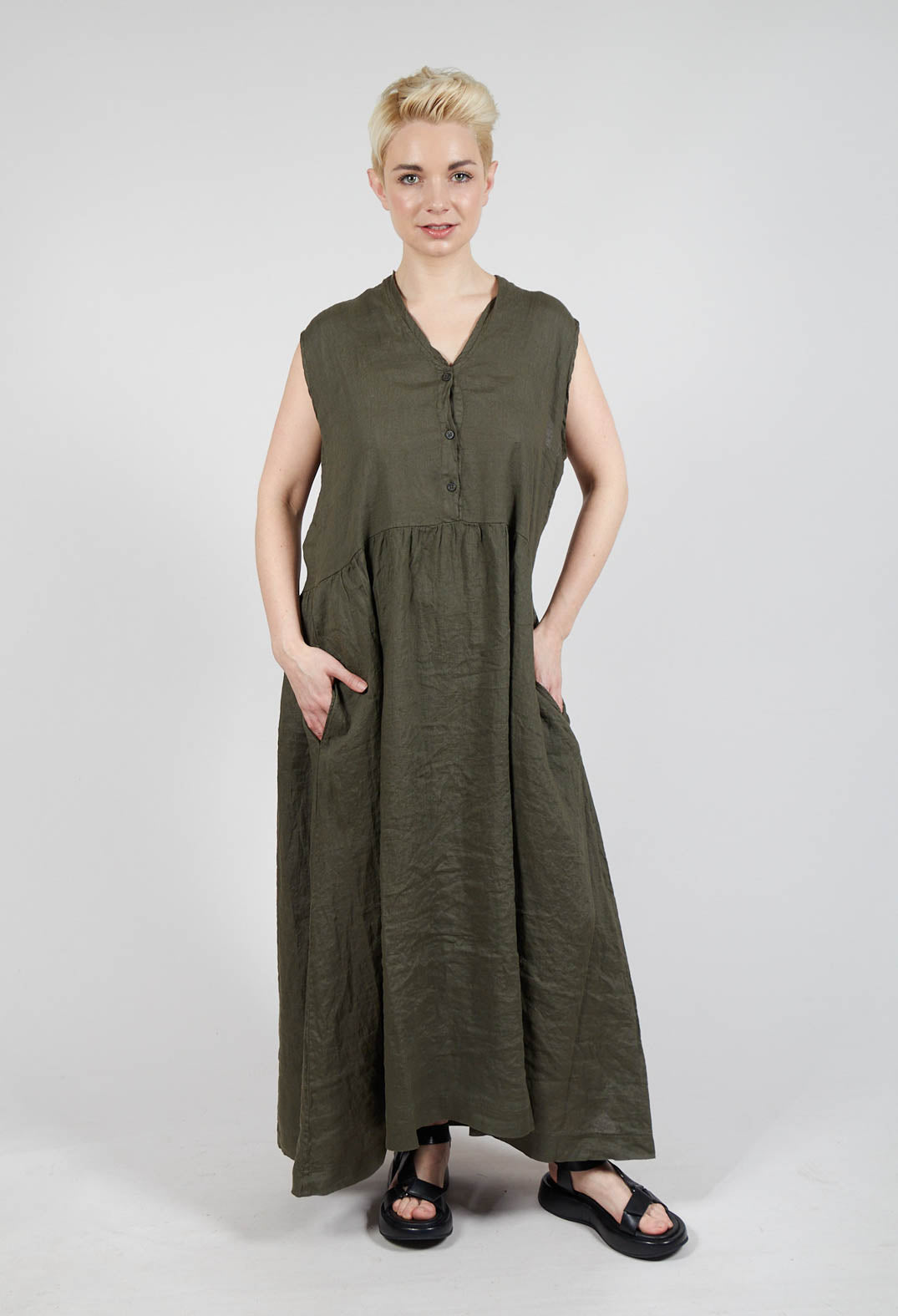 Opaco L Dress in Alga