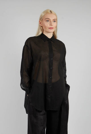 Over Shirt in Nero
