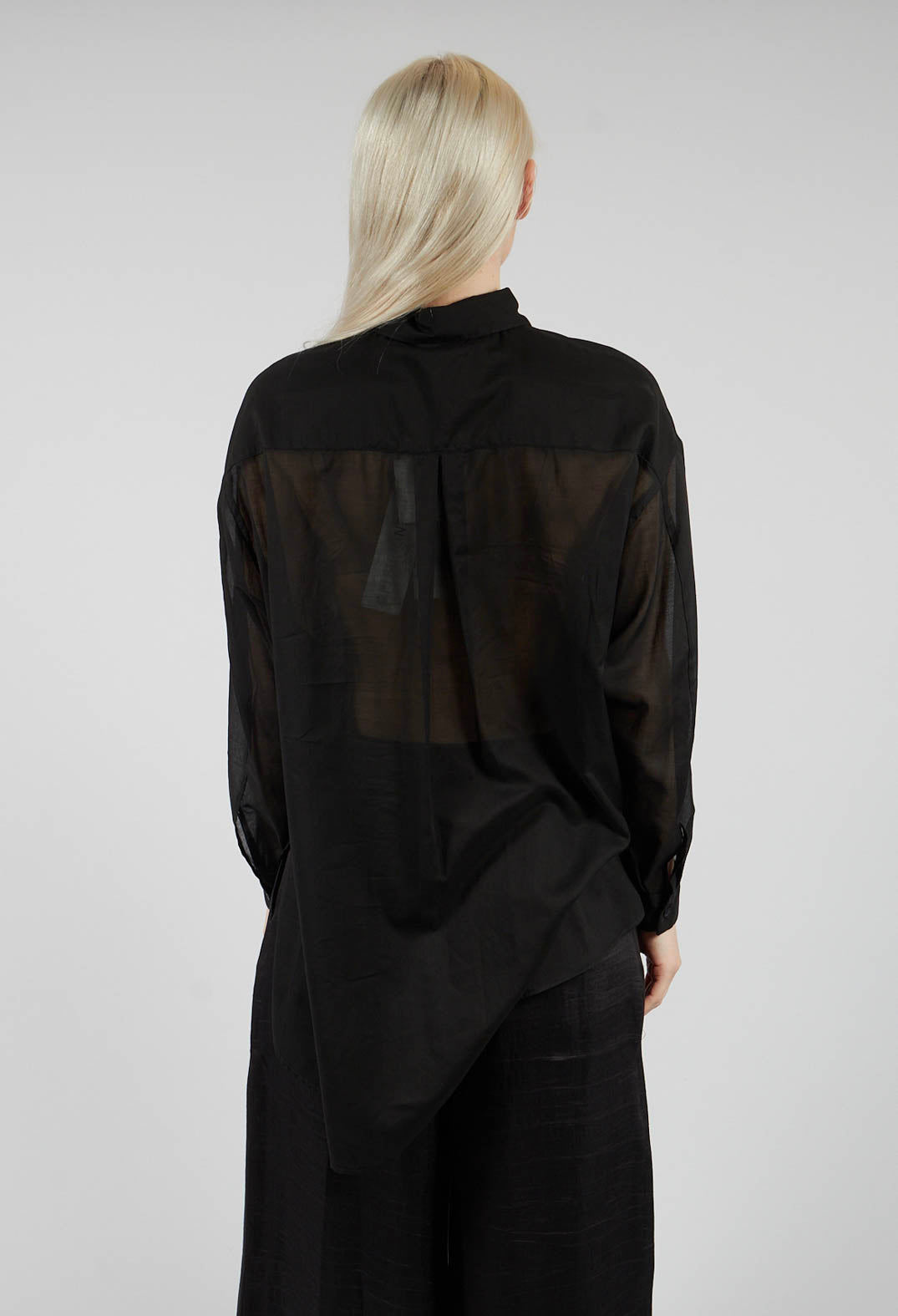 Over Shirt in Nero