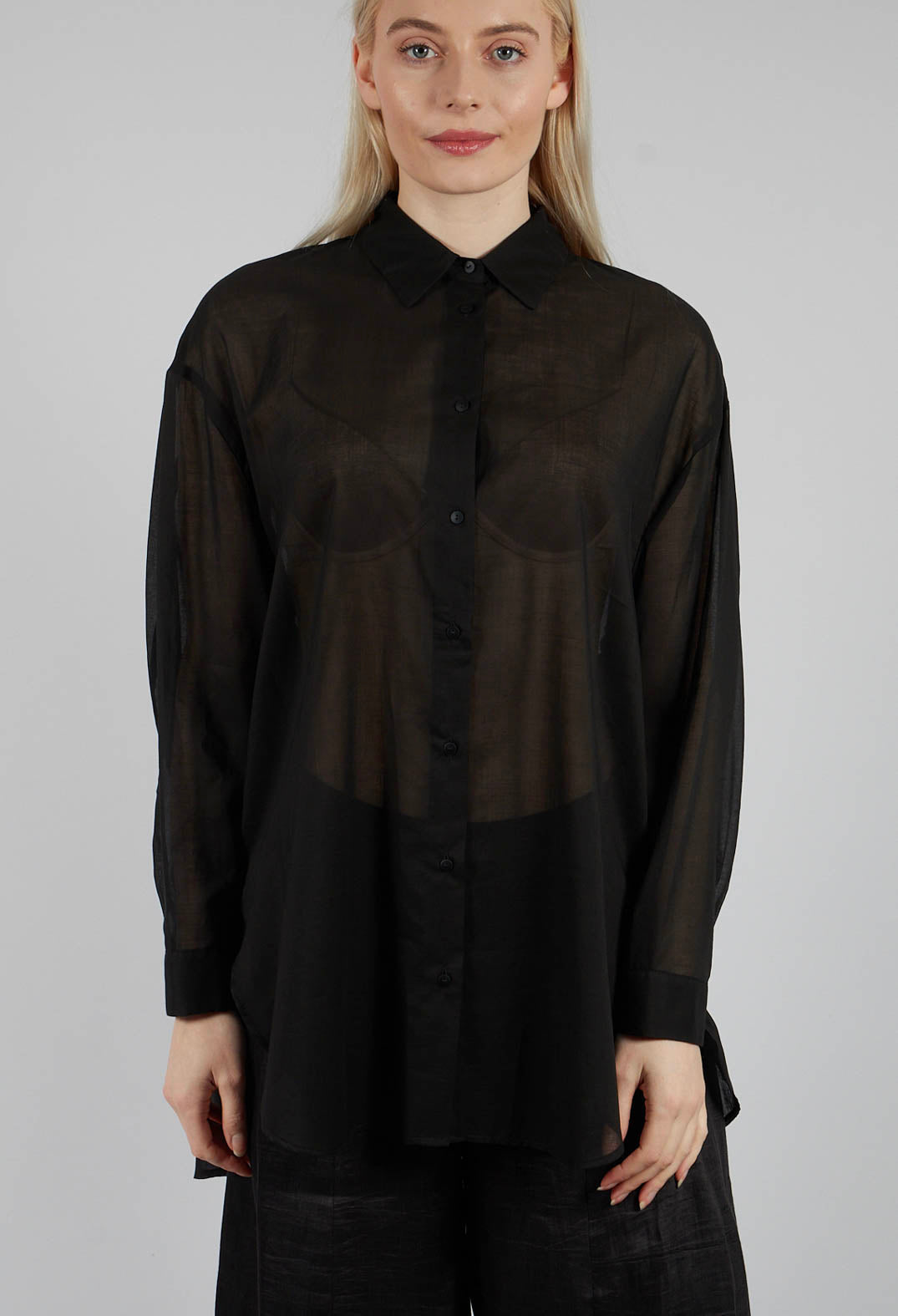 Over Shirt in Nero