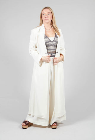 Overcoat in White