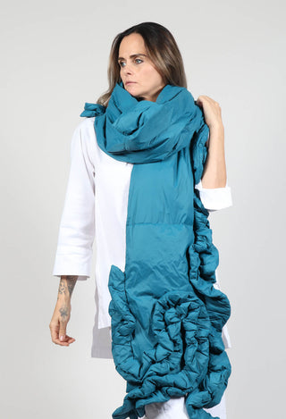 Oversized Puffer Scarf in Ink