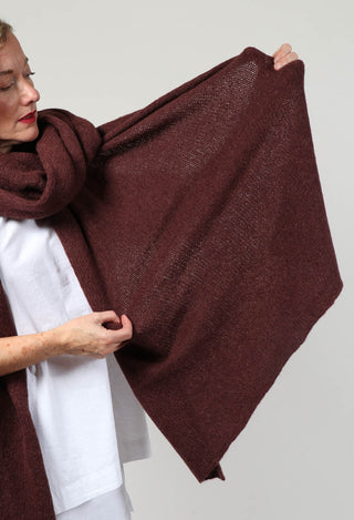 Oversized Scarf in Rust