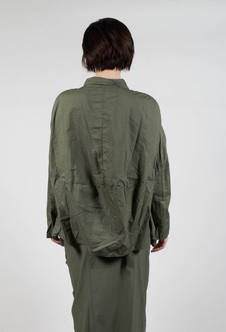 Oversized Shirt in Camp Print