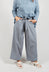 Wide Leg Trousers with Tie Waist in Vernil