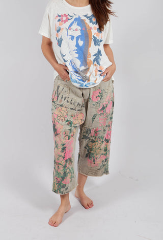 Vincent Dani Blue Denims in Petal