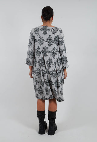 Tunic with Damask Style Print in Pilz