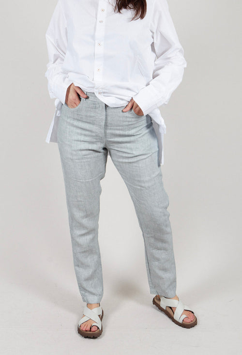 Paige Trousers in Platin Old