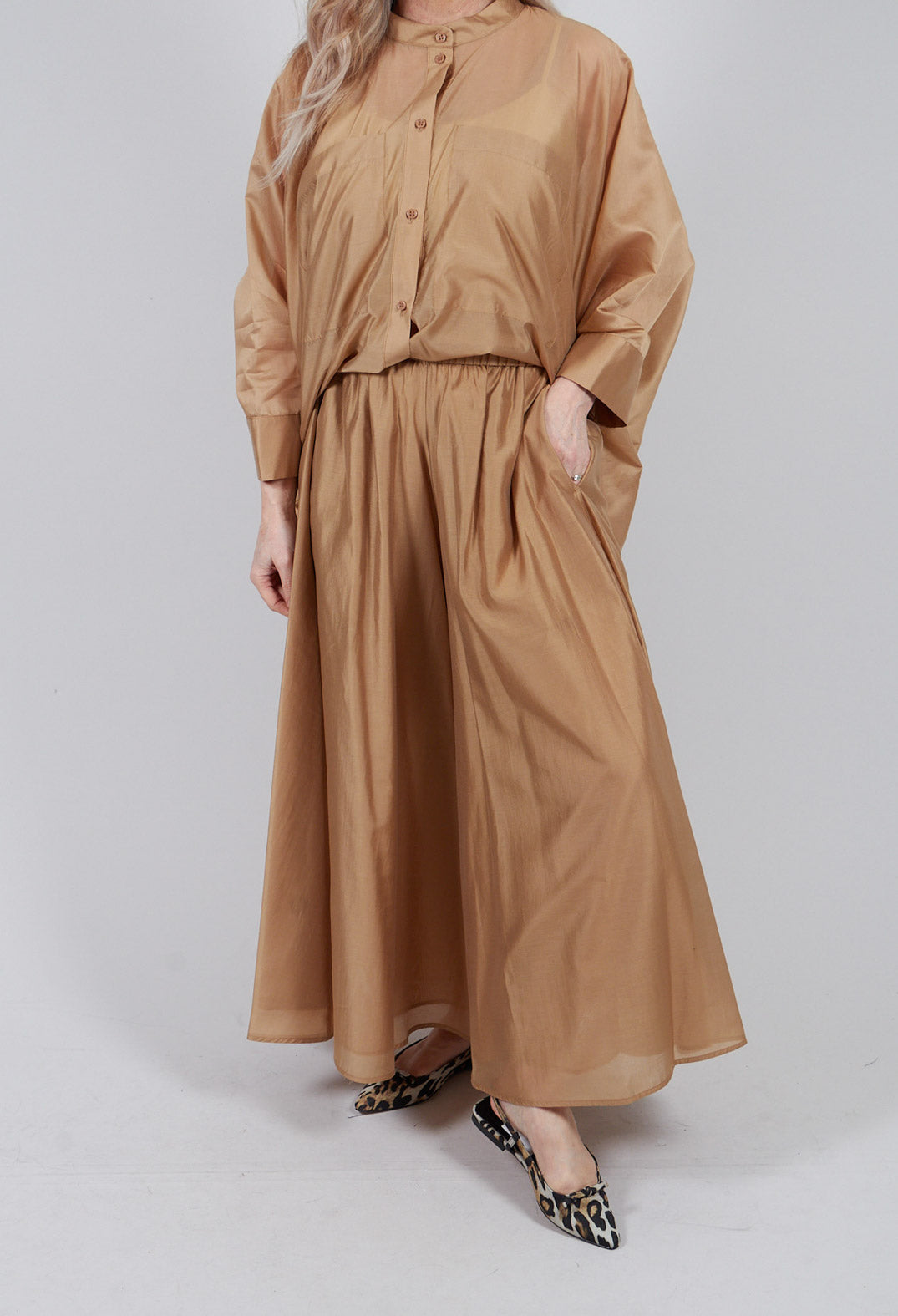 Pallazzo Trouser in Camel
