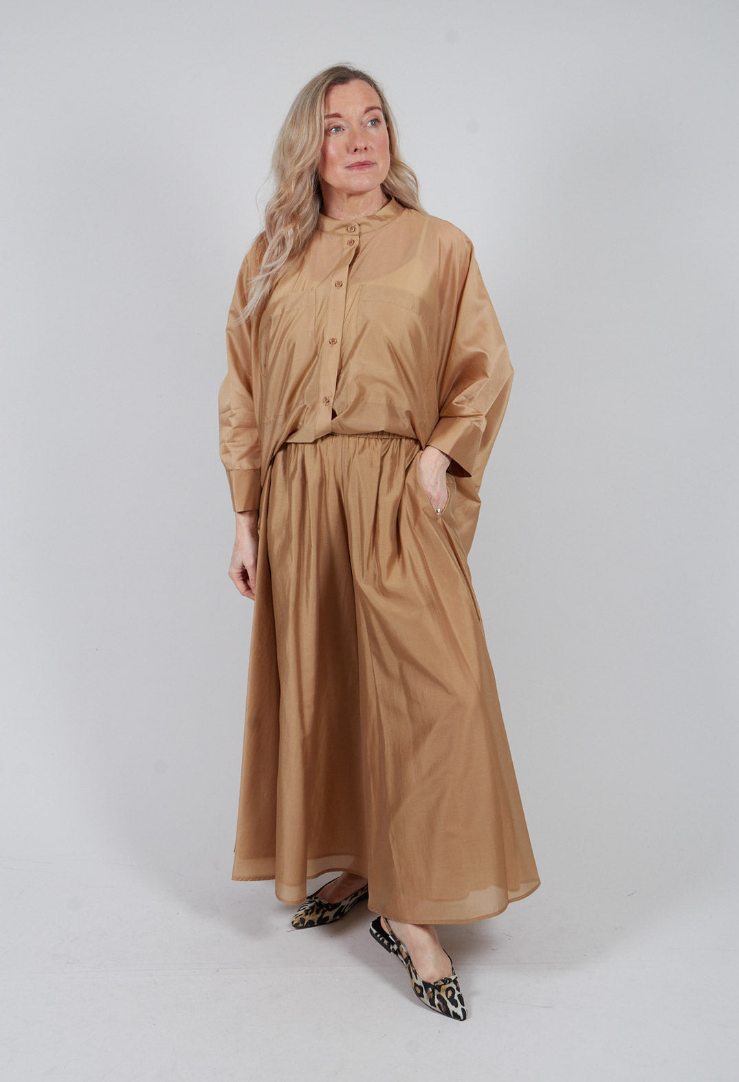 Pallazzo Trouser in Camel