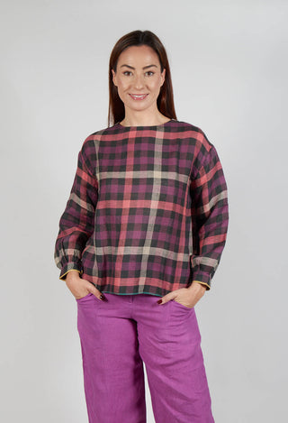 Palm Top in Purple Multicolour
