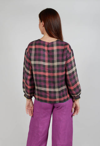 Palm Top in Purple Multicolour