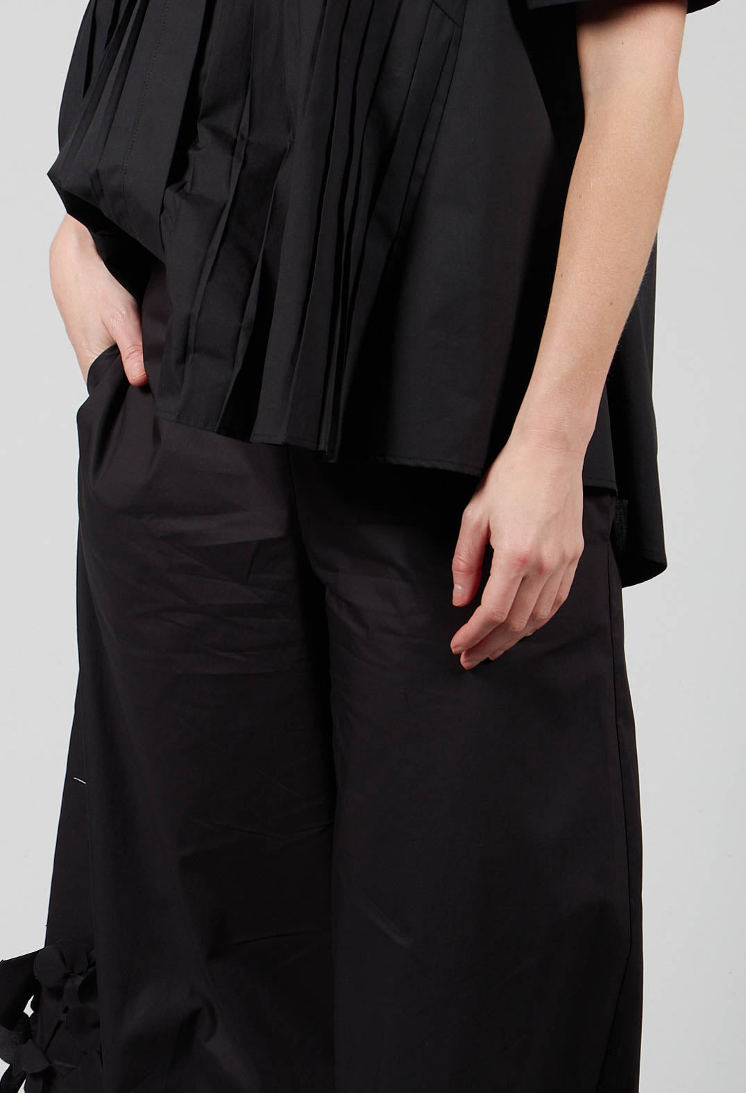 Pantalone Trousers in Black