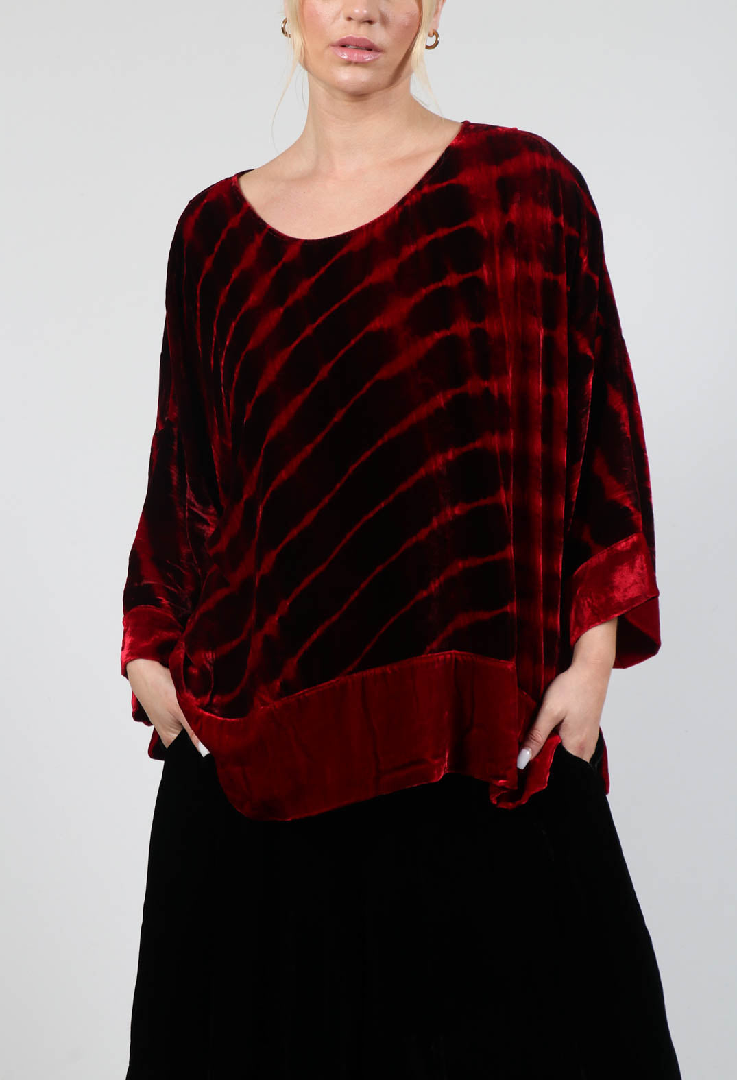 Paris Shirt in Bordeaux and Red