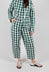 Paris Trousers in Green Check