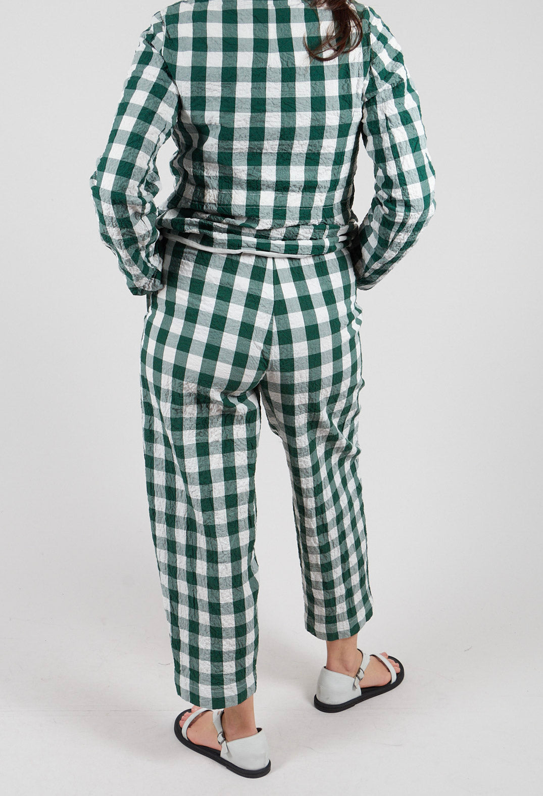 Paris Trousers in Green Check