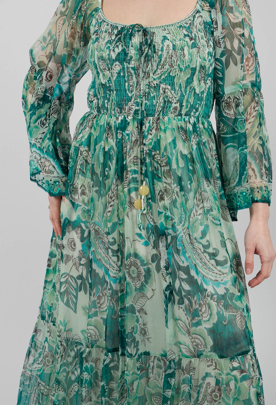 Pascaline Robe in Vert