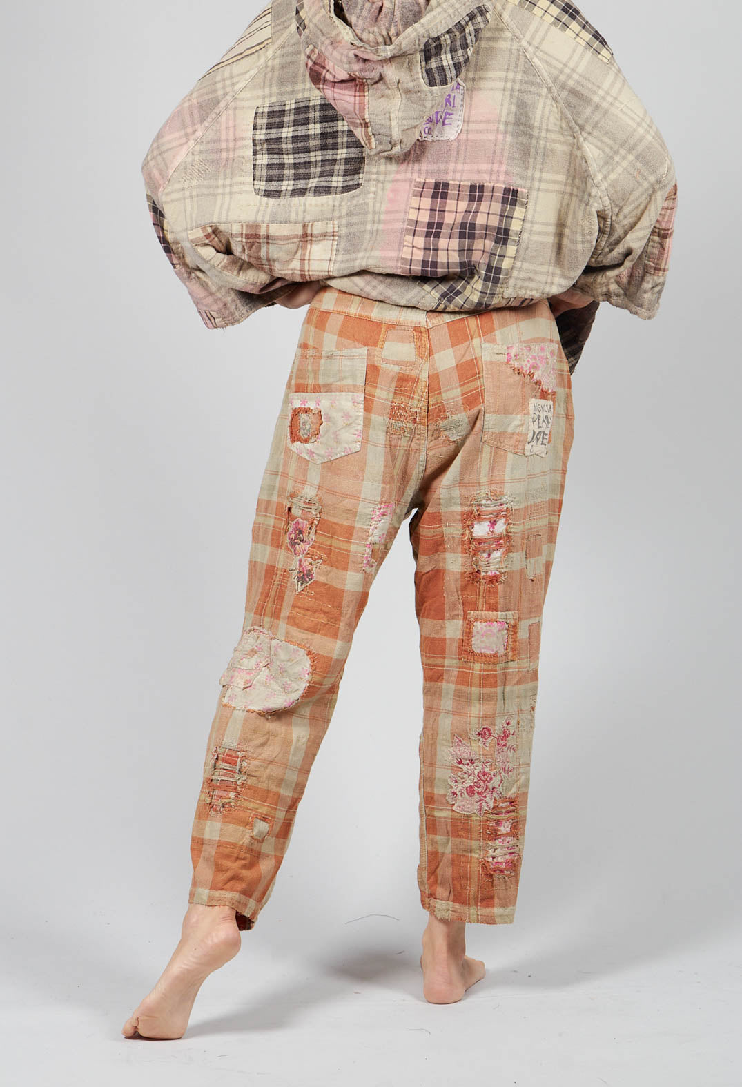 Patchwork Crossroads Pants in Carmel