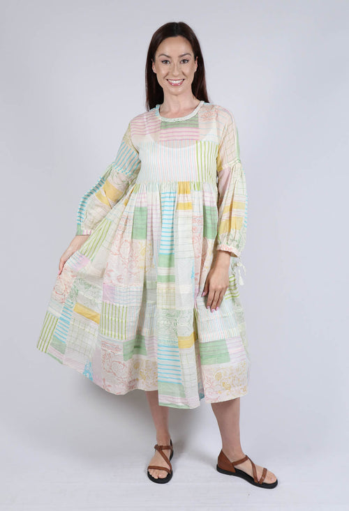 Patchwork Dress in Multicolour