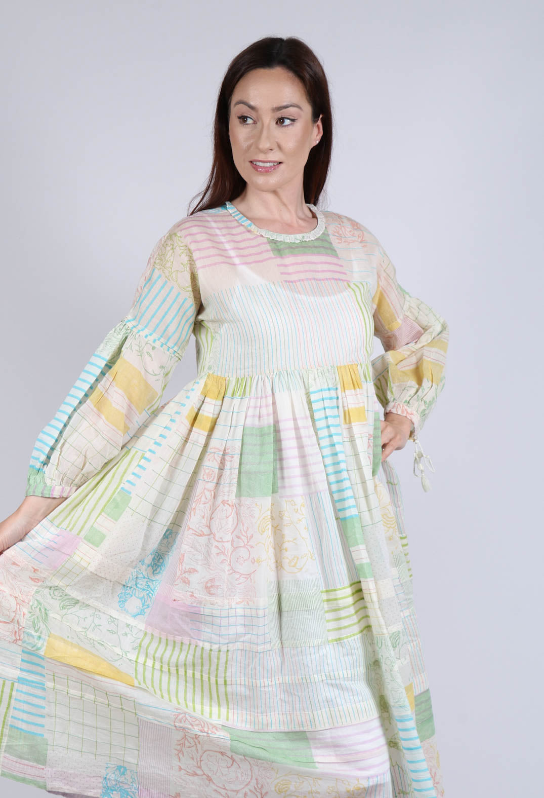 Patchwork Dress in Multicolour