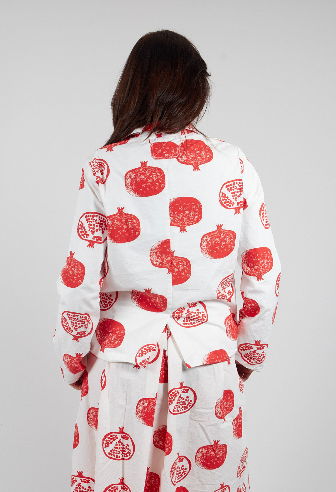 Patterened Cotton Jacket in Print