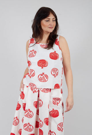 Patterened Cotton Vest in Print