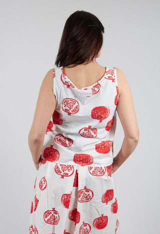 Patterened Cotton Vest in Print