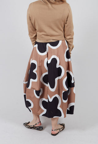Patterened Skirt in St.Sudan Nero