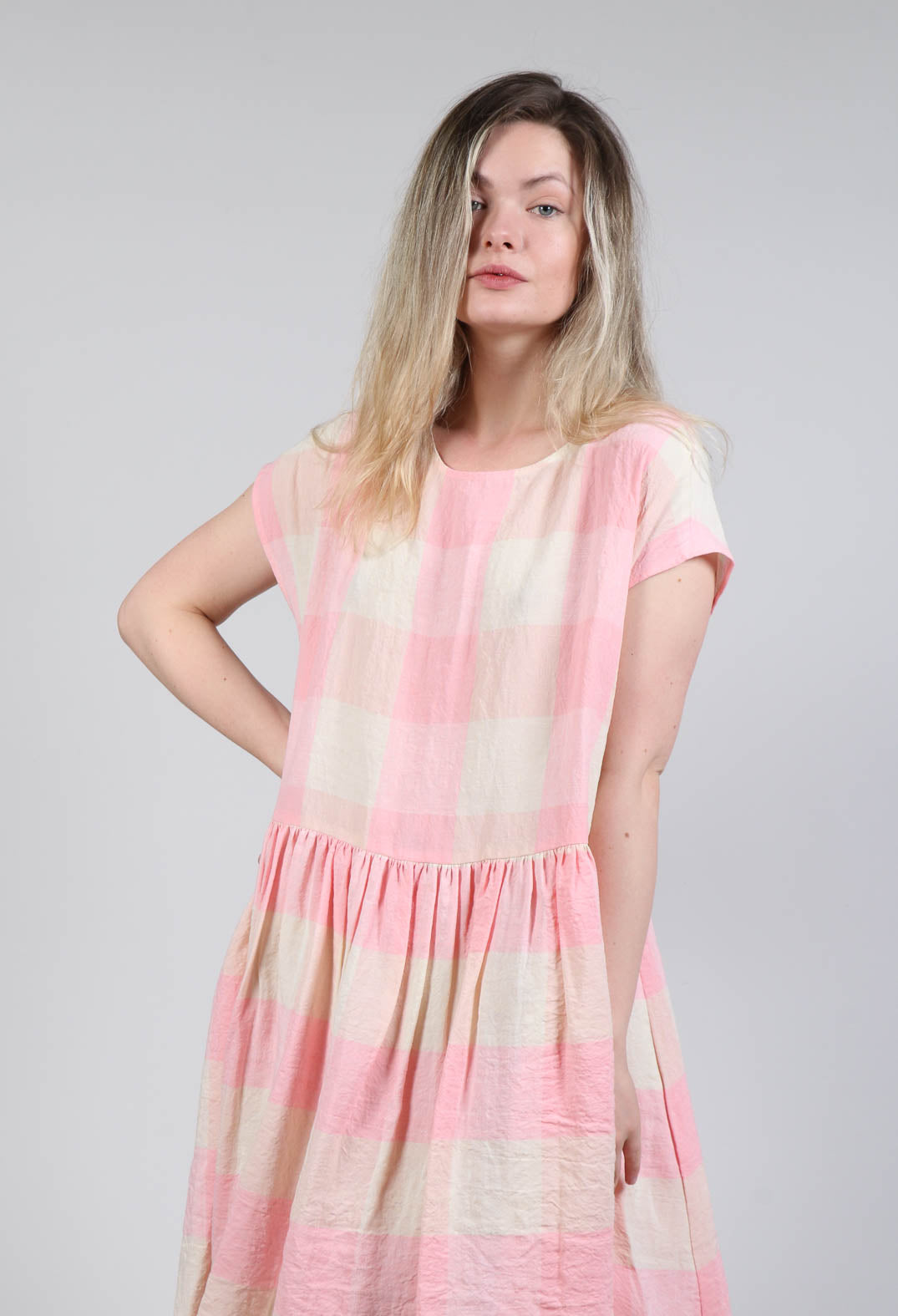 Patterned Dress in Pink