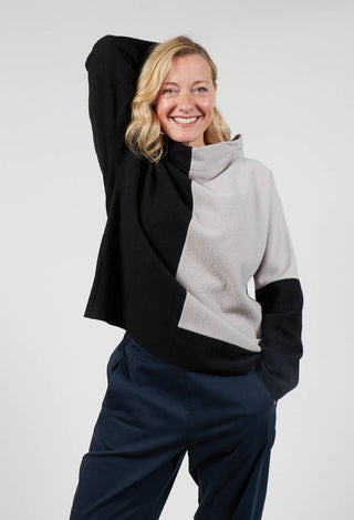 Peka Jumper in Black and Greige