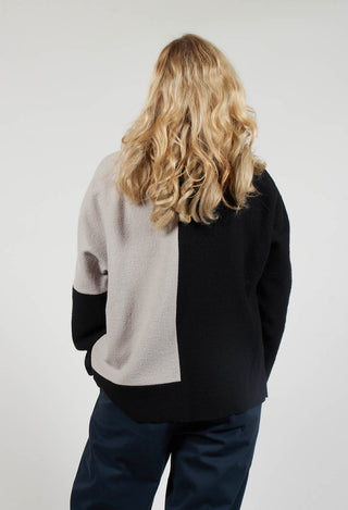 Peka Jumper in Black and Greige