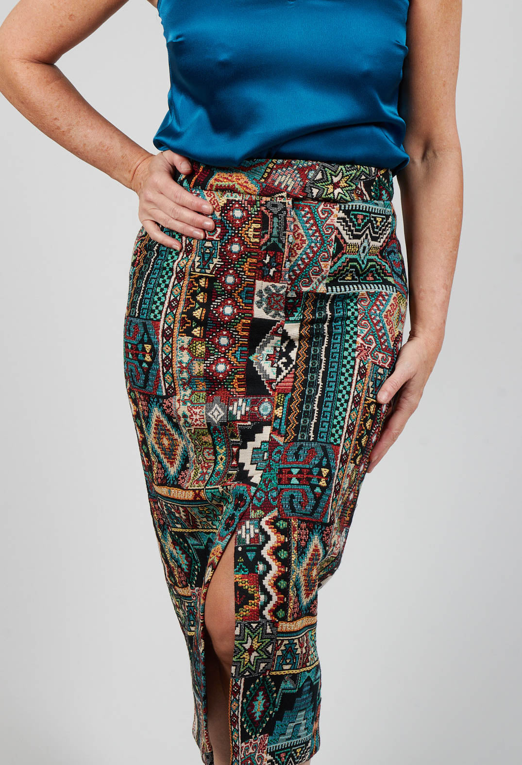 Pencil Skirt in Dragonfly