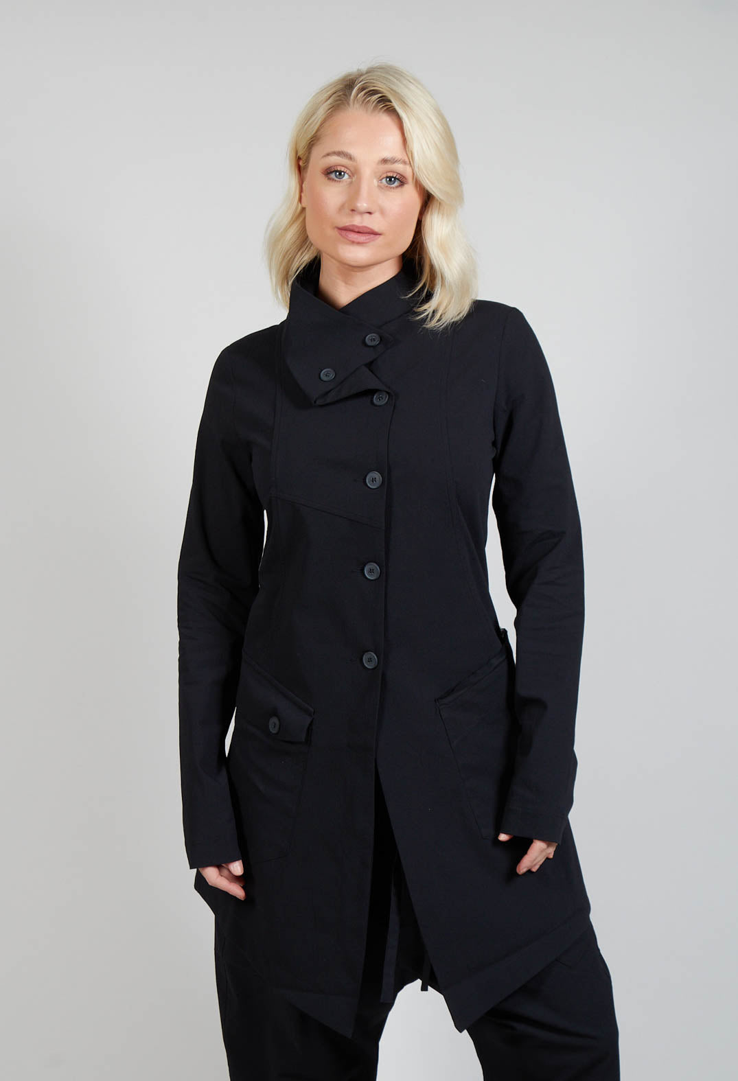 Penguin Coat in Black