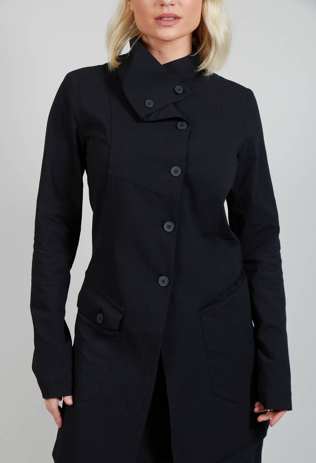 Penguin Coat in Black