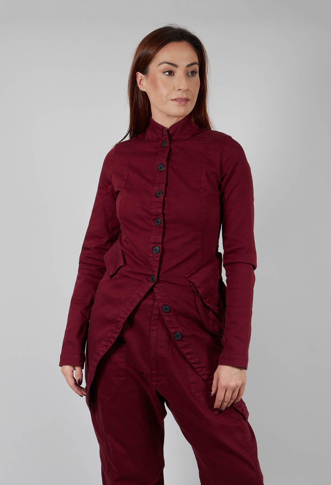 Pal Offner Penguin Coat in Merlot | Olivia May Pal Offner Penguin Coat in Merlot | Olivia May
