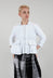 Peplum Jacket in White