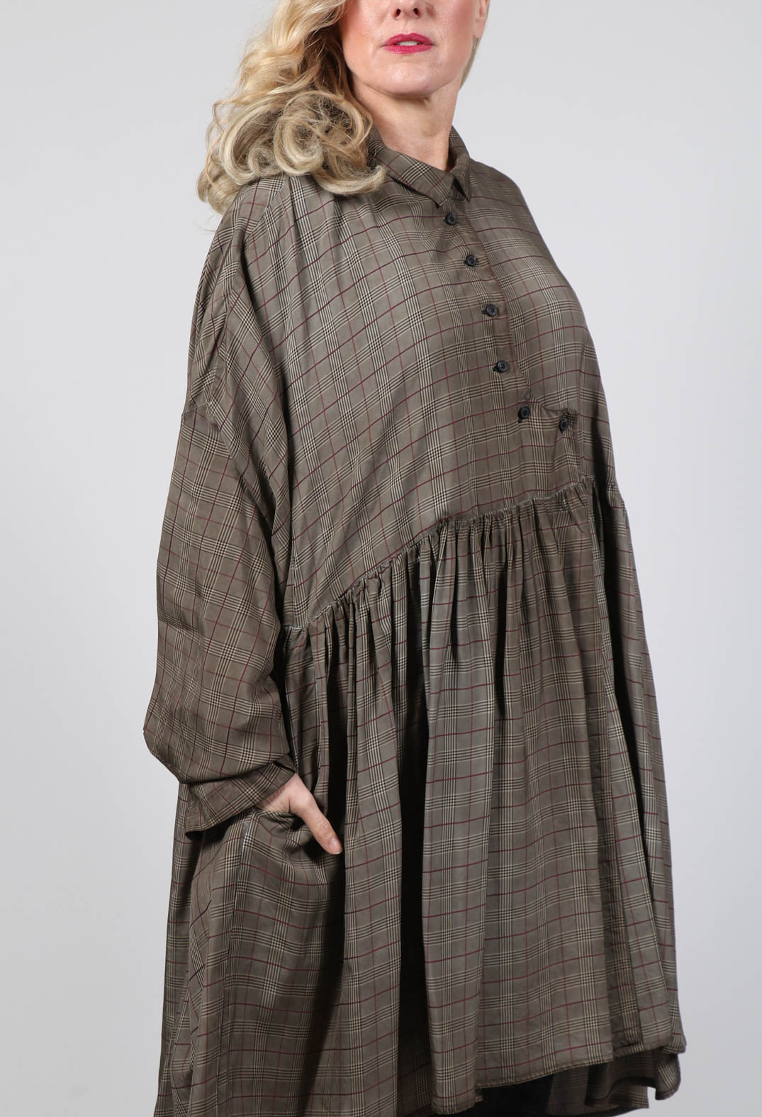 Peplum dress shirt shop