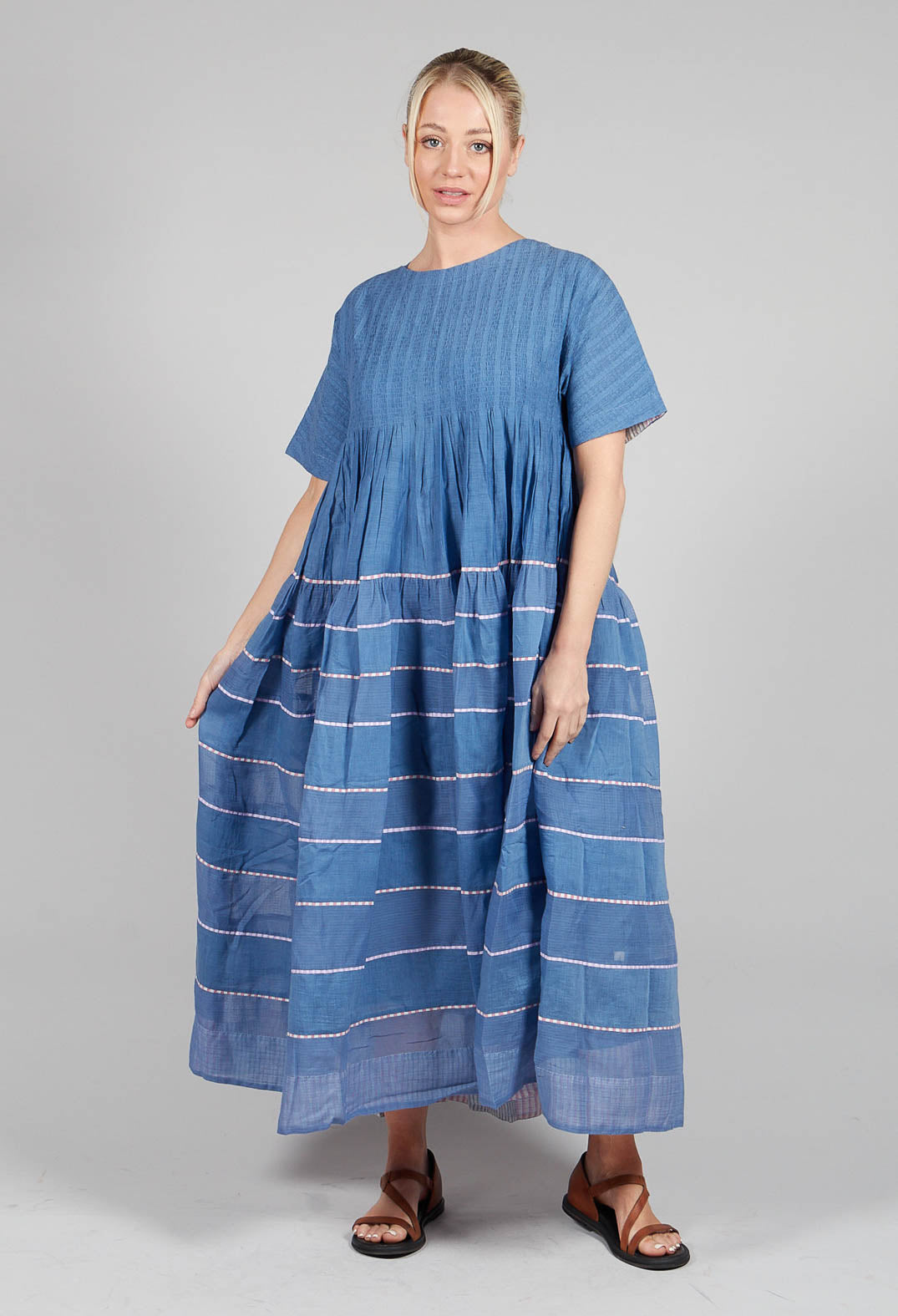 Percy Dress in Cerulean Blue