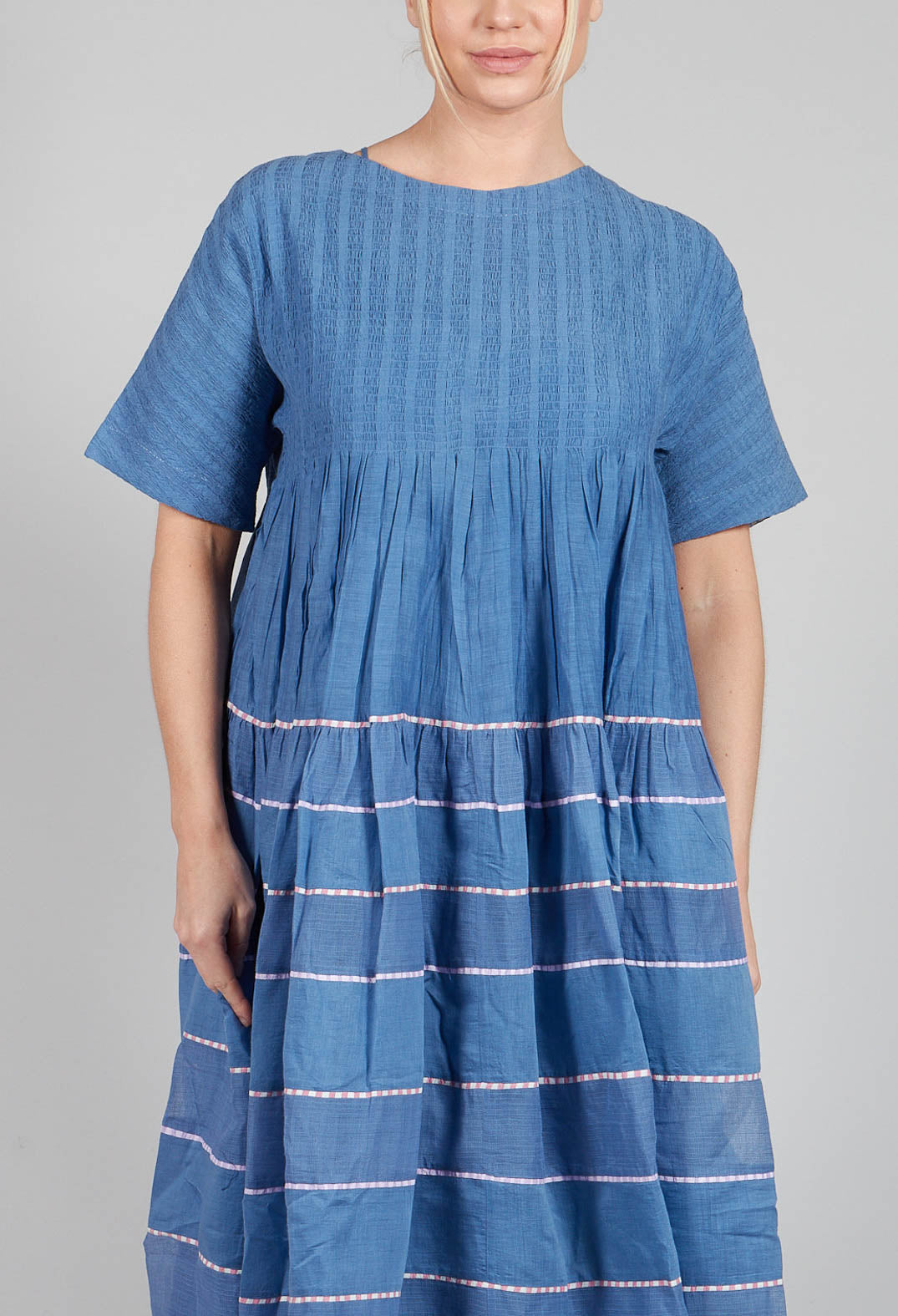 Percy Dress in Cerulean Blue