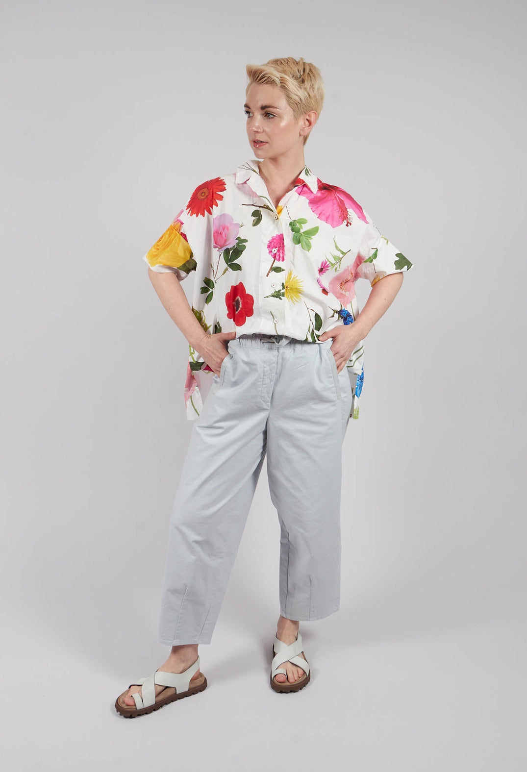 Persephone Trousers in Pearl