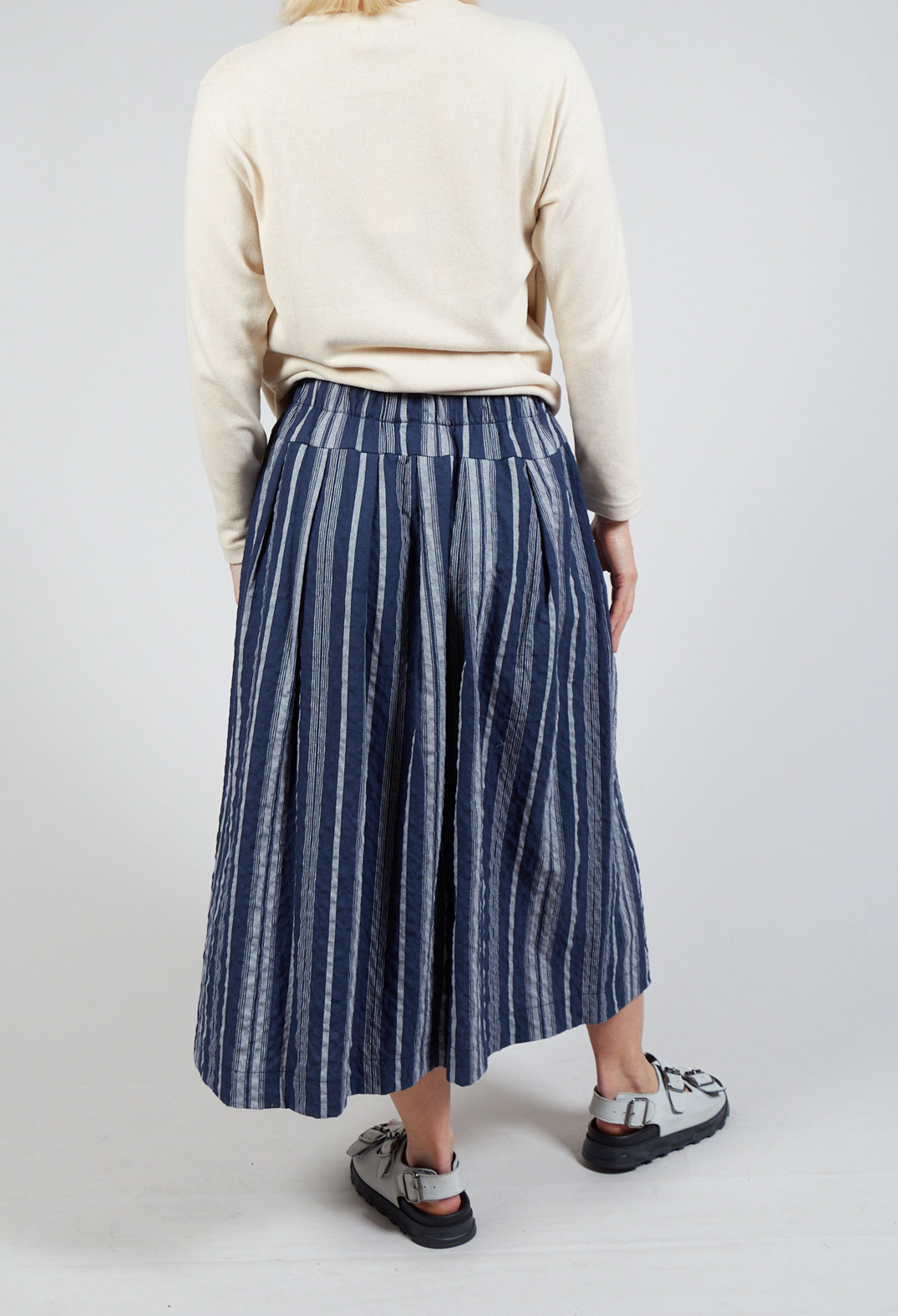 Pesci S Skirt In Blu Stripe