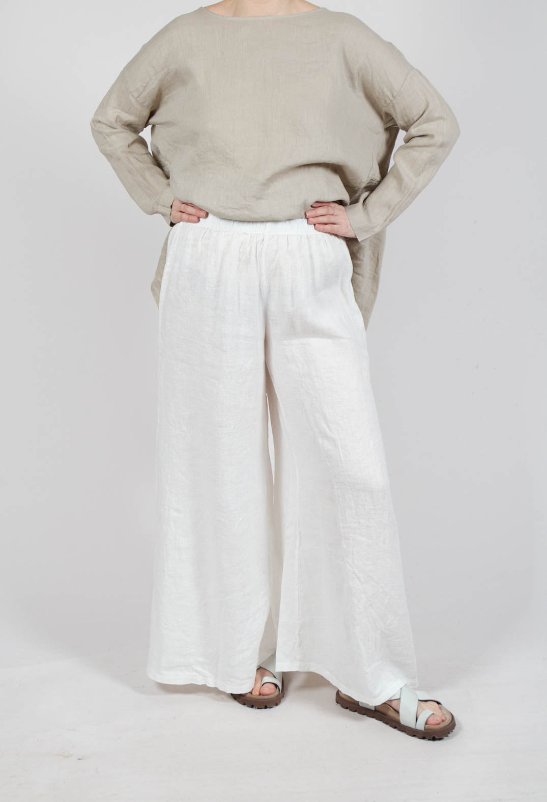 Pianeta L Trousers in Latte