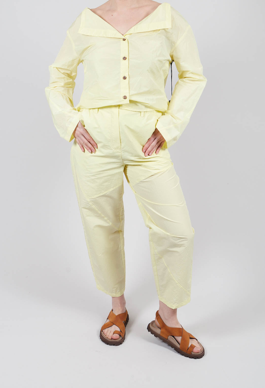Pilu Trousers in Yellow