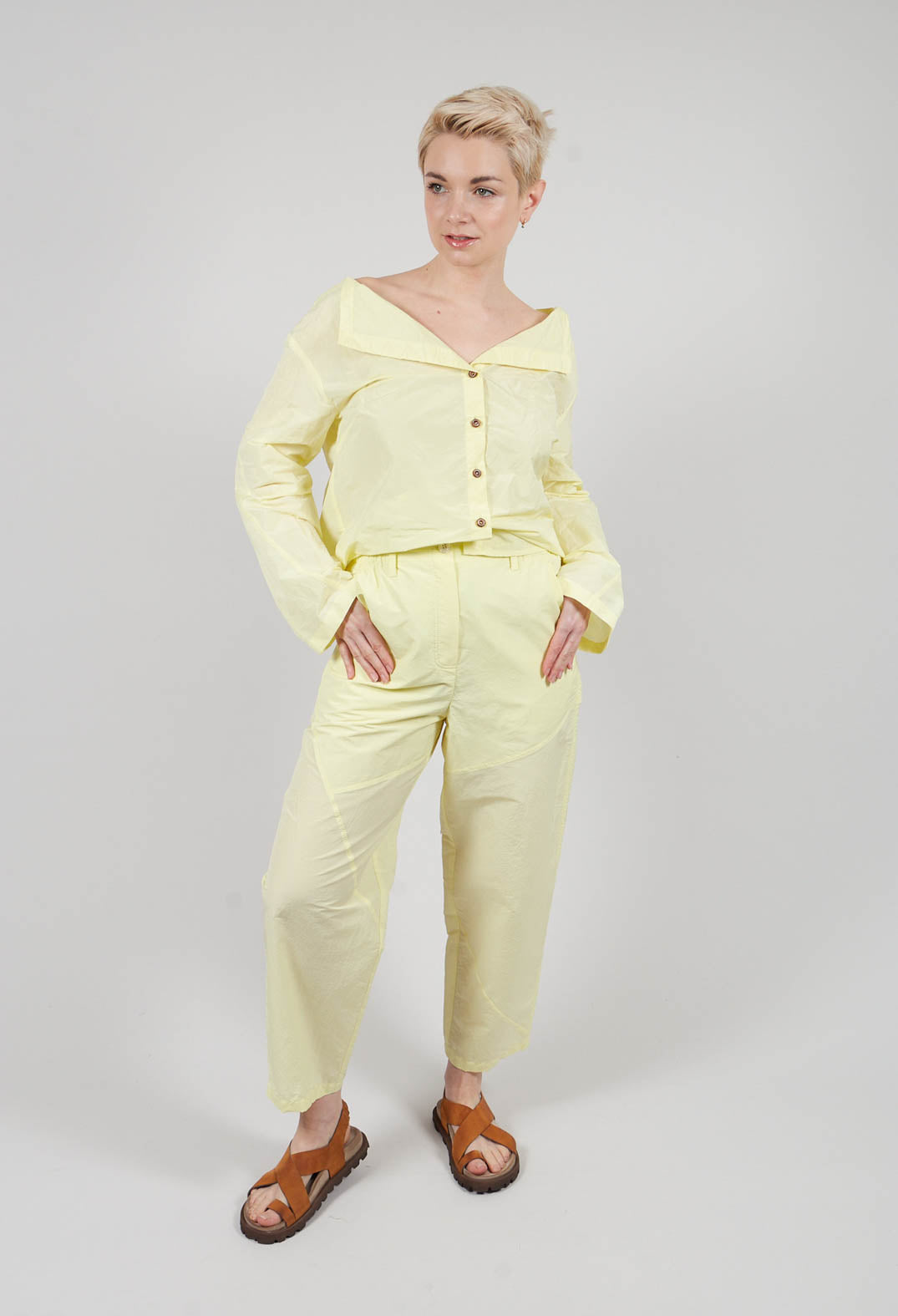 Pilu Trousers in Yellow