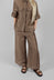 Pinces Plain Trousers in Marmotta