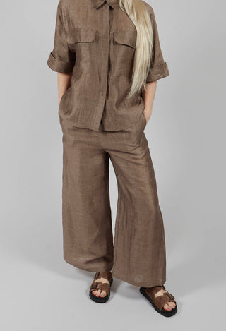 Pinces Plain Trousers in Marmotta