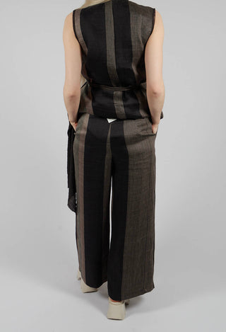 Pinces Trousers in Rigato