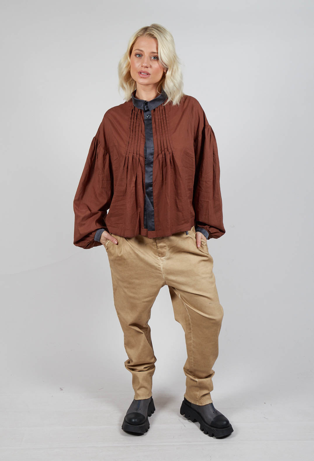 Pintuck Shirt in Original