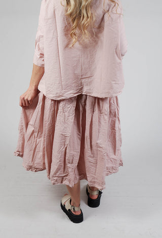 Pleated Long Skirt TC in Petal Pink