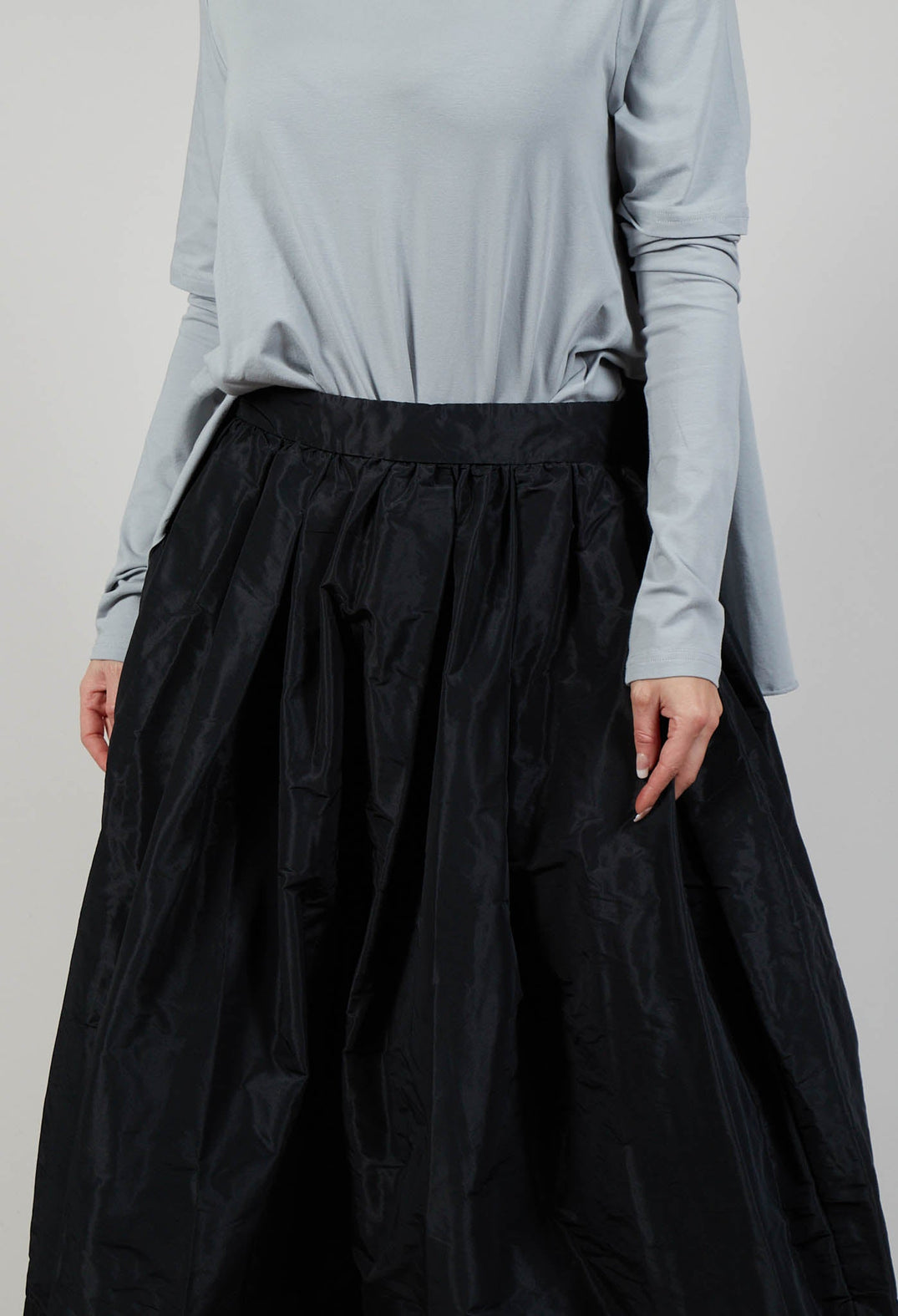 Pleated Skirt in Black